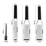 Cambom Heavy Duty Lemon Zester Grater Set
