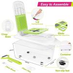 5-Blade Food Dicer and Chopper, Light Green