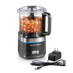 Hamilton Beach Mini Cordless Food Processor, 4 Cup