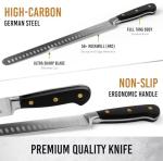 12" Brisket Slicing Knife - Razor Sharp German Steel