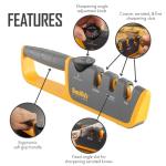 Smiths Adjustable Manual Knife Sharpener - Gray/Yellow