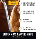 12" Brisket Slicing Knife - Razor Sharp German Steel