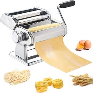 METLUCK Stainless Steel Manual Pasta Maker Machine