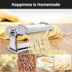 METLUCK Stainless Steel Manual Pasta Maker Machine