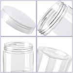 20 Pack Clear 4oz Plastic Storage Jars with Lids