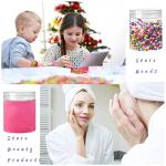 20 Pack Clear 4oz Plastic Storage Jars with Lids