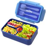 Jelife Kids Leakproof Bento Lunch Box, Blue