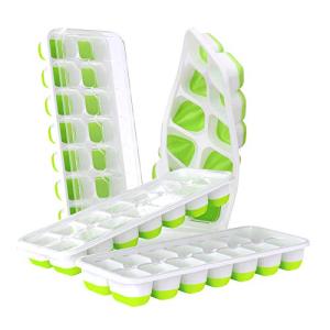 Silicone Ice Cube Tray Set - 4 Pack