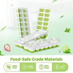 Silicone Ice Cube Tray Set - 4 Pack
