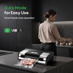 Automatic Vacuum Sealer with Bag Cutter and Rolls