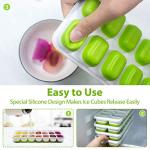 Silicone Ice Cube Tray Set - 4 Pack