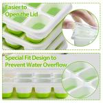 Silicone Ice Cube Tray Set - 4 Pack