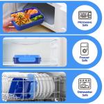 Jelife Kids Leakproof Bento Lunch Box, Blue
