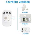 Digital Waterproof Fridge and Freezer Thermometer - 2 Pack