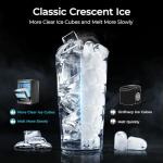 EUHOMY Portable Countertop Ice Maker - 35Lbs/Day