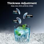 EUHOMY Portable Countertop Ice Maker - 35Lbs/Day