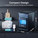 EUHOMY Portable Countertop Ice Maker - 35Lbs/Day