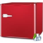 LHRIVER 1.2Cu.ft Mini Upright Freezer, Red