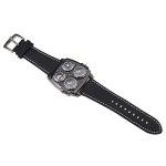 Avaner Men's Dual Time Zone Big Face Watch