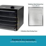 Elite Gourmet Stainless Steel Food Dehydrator