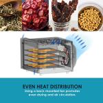 Elite Gourmet Stainless Steel Food Dehydrator