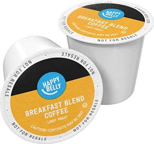 Happy Belly Breakfast Blend Coffee Pods, 100 Count