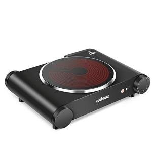 Cusimax 1200W Portable Electric Single Burner Cooktop