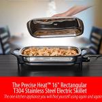 Maxam 16-Inch Electric Skillet with Lid