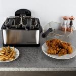 4-Liter Electric Deep Fryer with Dual Baskets
