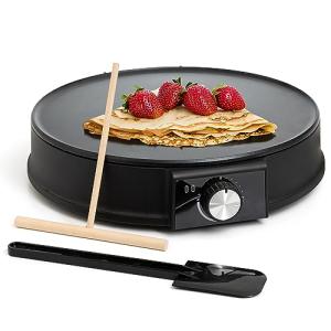 Moss & Stone 12” Electric Griddle & Crepe Maker