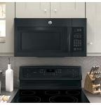GE 1.6 cu. ft. Black Over-the-Range Microwave