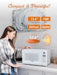 Commercial Chef 1.4 Cu Ft Microwave with Timer