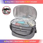 Insulated Slow Cooker Carry Bag for 6-8 Quarts
