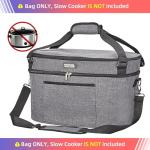 Insulated Slow Cooker Carry Bag for 6-8 Quarts