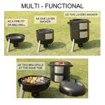 Sunlifer 20.5" Vertical Charcoal Smoker and Grill