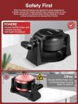 1400W Double Belgian Waffle Maker with Nonstick Plates