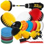 Holikme 22-Pack Drill Brush and Cleaning Set