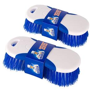 MR.SIGA Heavy Duty Scrub Brush Set of 2