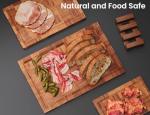 Fibogollo Bamboo Cutting Boards Set with Juice Groove