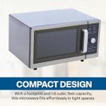 FSE 1000W Commercial Microwave with Dial Control