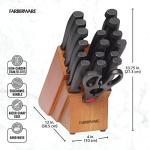 Farberware 18-Piece Stainless Steel Knife Block Set