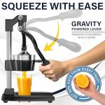 Eurolux Extra-Large Manual Citrus Juicer with Cup