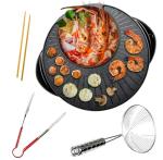OVENTE 2-in-1 Electric Hot Pot and Grill