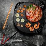 OVENTE 2-in-1 Electric Hot Pot and Grill
