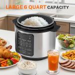 Simple Deluxe 12-in-1 Multi Cooker, 6QT