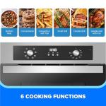 Midea 24" Built-in Wall Oven with 8 Cooking Modes