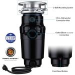 Waste Maid 1/3 HP Stainless Steel Garbage Disposal