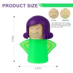 Angry or Happy Mama Microwave Cleaner - Green