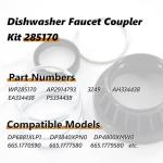 GYOFFULL Dishwasher Faucet Adapter for Whirlpool