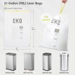 EKO 21 Gallon Extra-Strong Drawstring Trash Bags